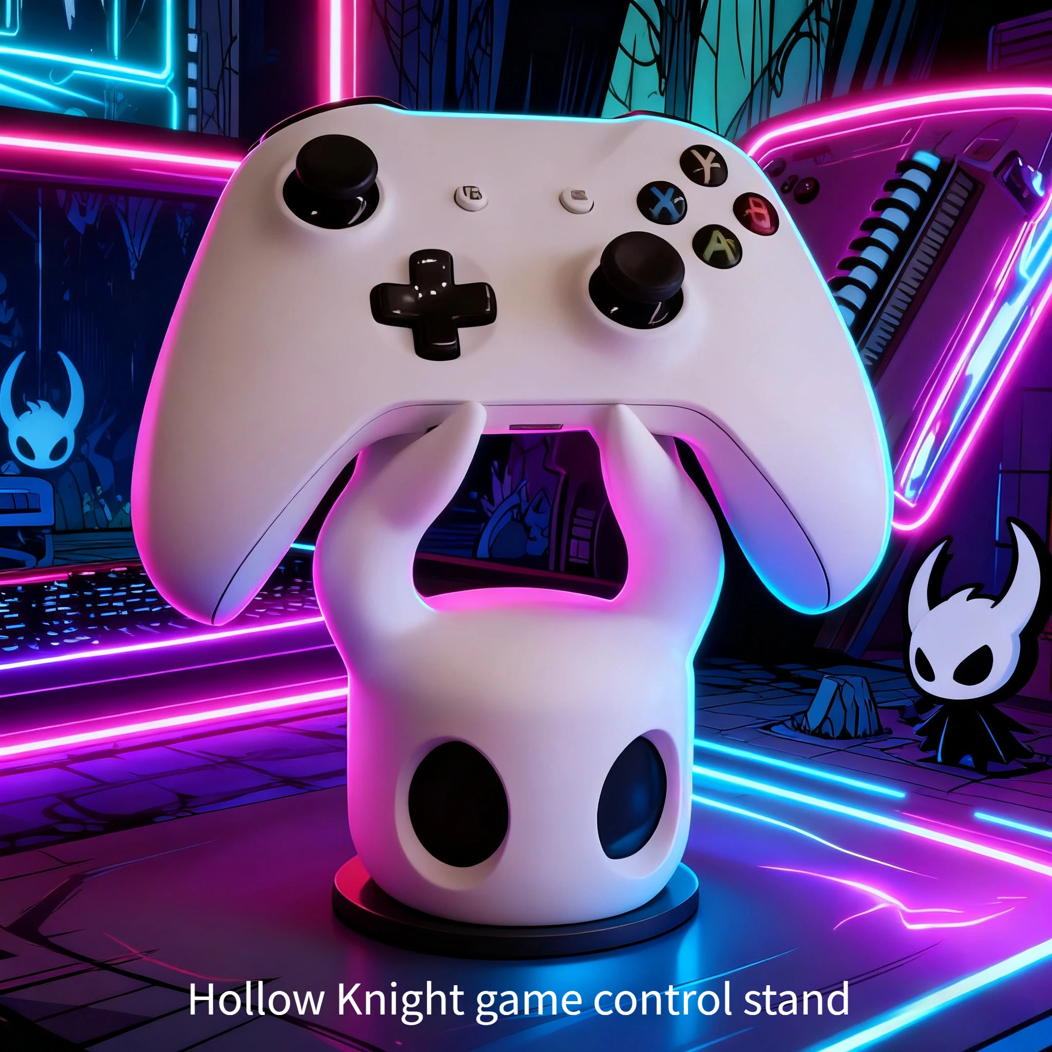 Controller Stand Holder - ขาตั้งคอนโทรลเลอร์เกมอเนกประสงค์แบบใหม่ ใช้งานร่วมกับ PS4/PS5/Switch ลาย Hollow Knight