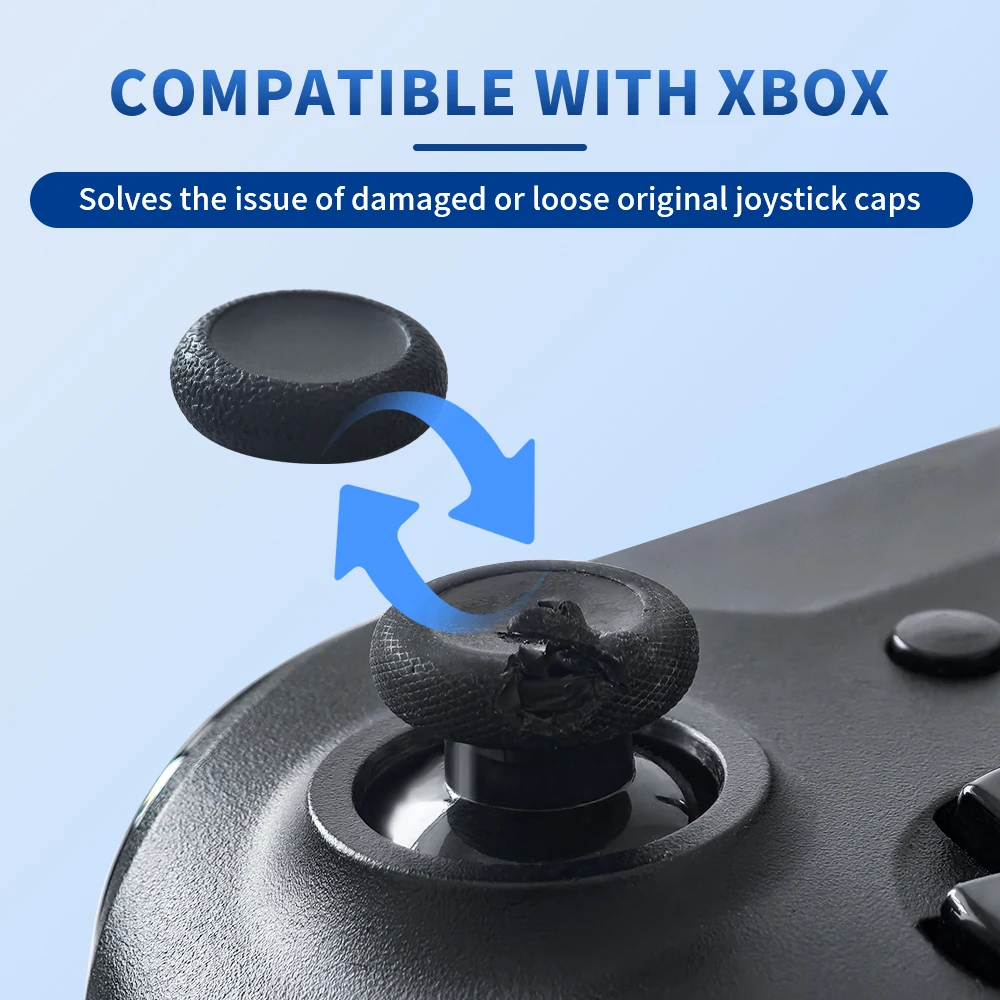 Microsoft Console Xbox Series X - อะไหล่เปลี่ยนและซ่อมหัวจอยสติ๊กแบบเห็ด 6 ชิ้น สำหรับจอยคอน Xbox One