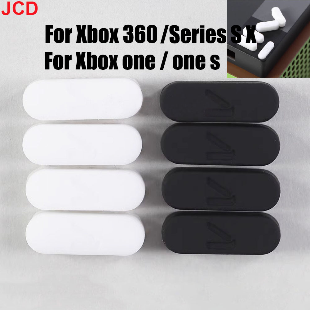 Microsoft Console Xbox Series X - Jcd ฝาครอบป้องกันเคสโทรศัพท์แบบบางตีนยางกันลื่น4ชิ้นใช้ได้กับคอนโซล Xbox 360 / Xbox