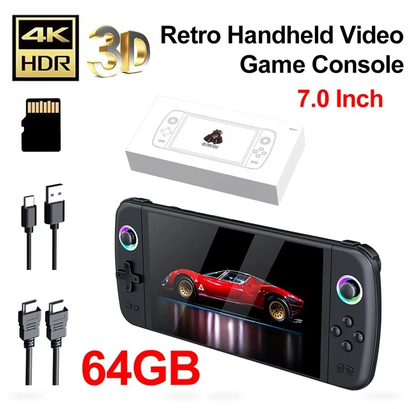Gaming Console G90 - เครื่องเล่นเกมพกพา HD M27 จอ IPS 7.0