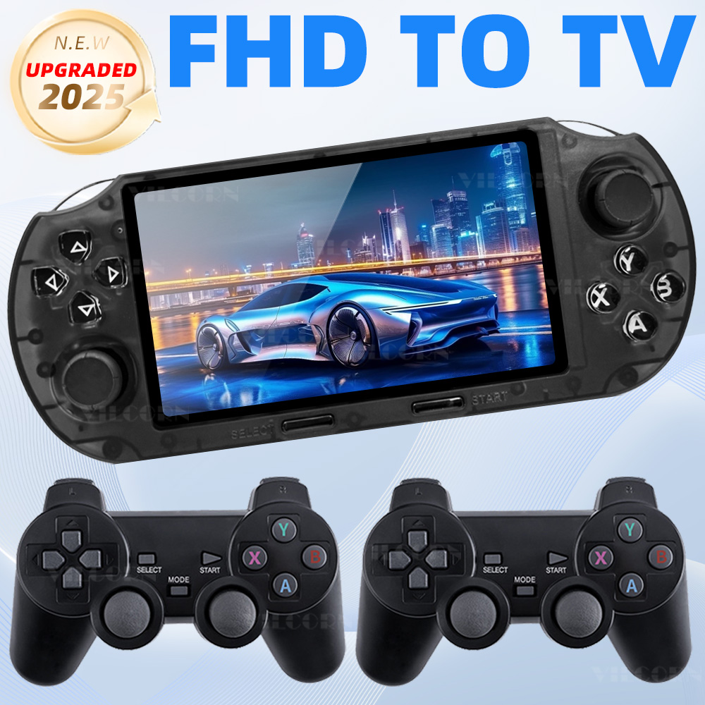Gaming Console G90 - VILCORN SF3000 HD คอนโซลเกมมือถือสำหรับ PS1 MAME