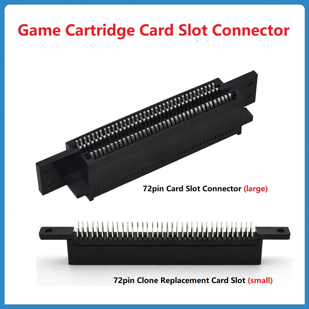 Microsoft Console Xbox Series X - เกมตลับเชื่อมต่อช่องเสียบบัตร NES ซ็อกเก็ต72Pin NES โคลนคอนโซลช่องใส่เทปคาสเซ็ทพอร์ตสำหรับ NES