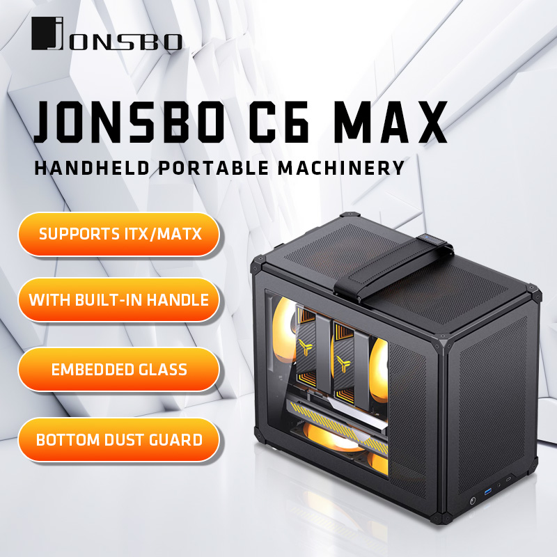 Console Gaming Pc Case - เคส JONSBO C6 MAX Mesh Handle