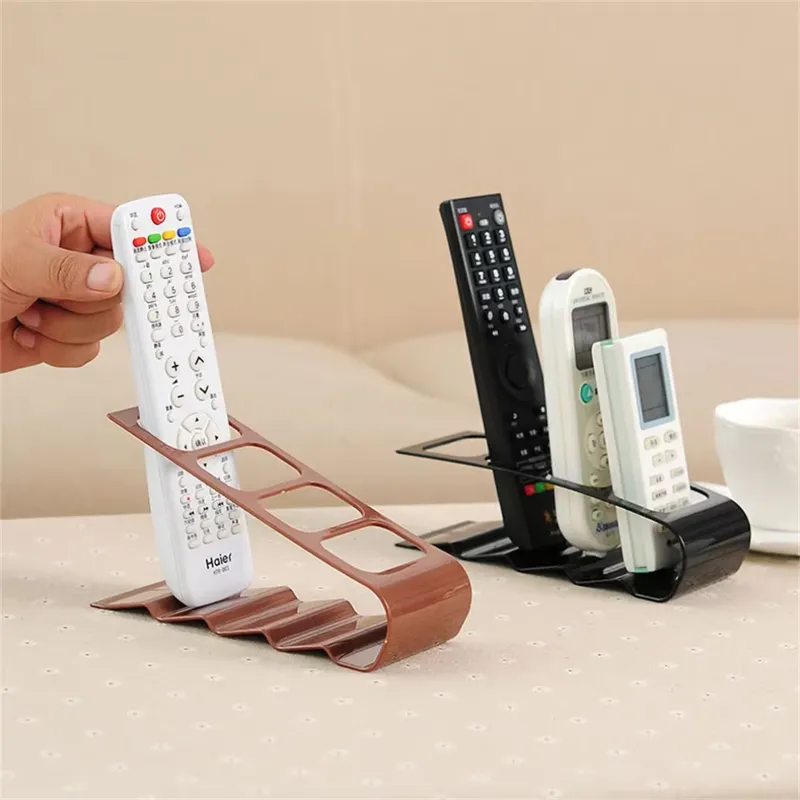 Controller Stand Holder - ที่วางรีโมททีวีแบบ 4 ช่อง รุ่นล่าสุดปี 2026 ชั้นวางเก็บรีโมทแบบตั้งโต๊ะ