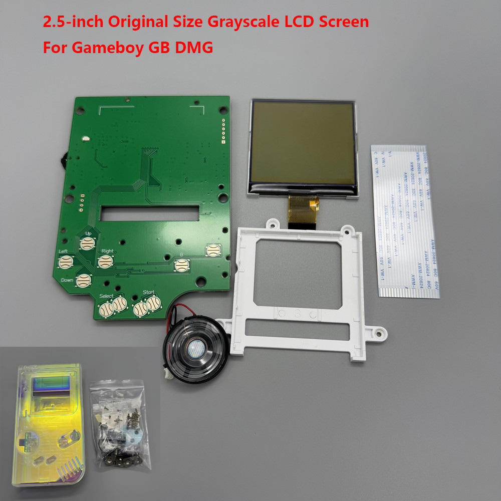Gaming Console Display - หน้าจอ LCD แบบ Grayscale ขนาด 2.5