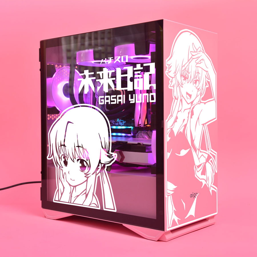 สติกเกอร์อนิเมะ Future Diary ส - Console Gaming Pc Case บทวิจารณ์และราคา