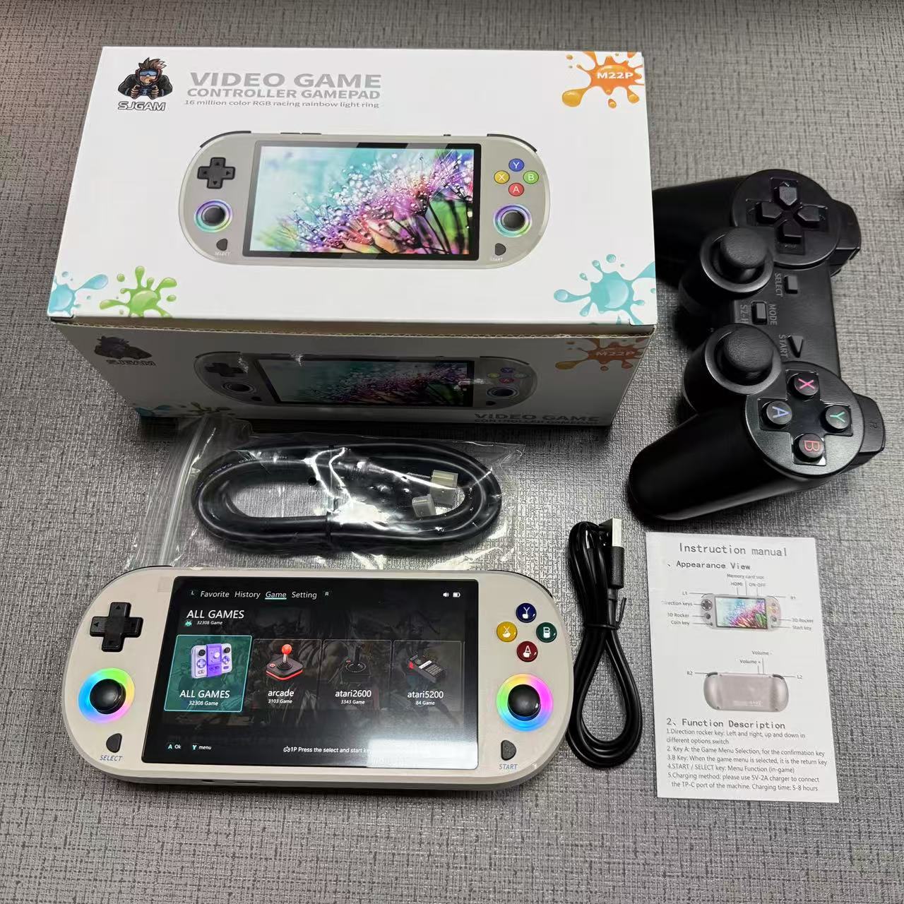เครื่องเล่นเกมพกพา New 128GB M - Gaming Console G90 บทวิจารณ์และราคา