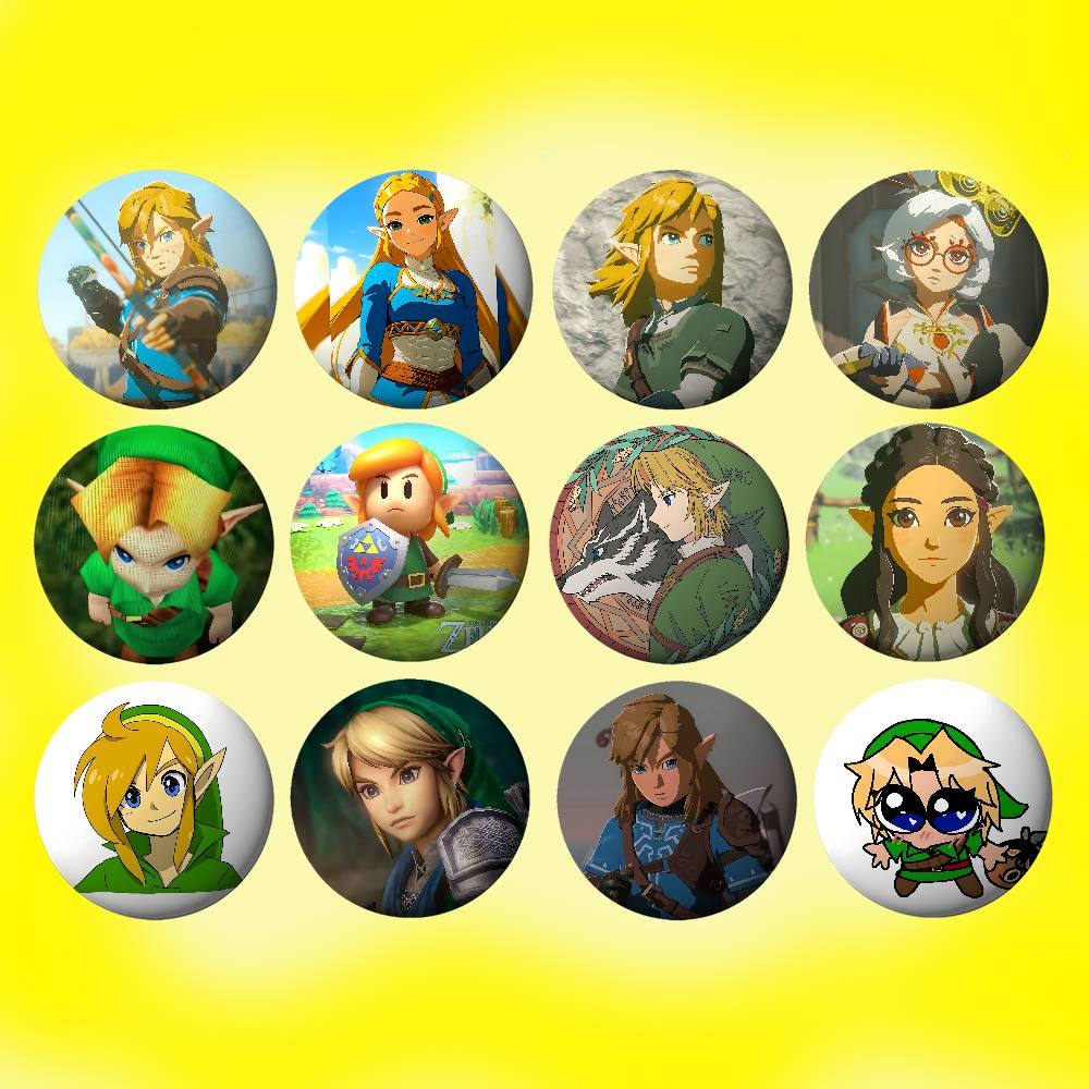 เข็มกลัดโลหะรูปตัวละครจากเกม T - Gaming Console Zelda บทวิจารณ์และราคา