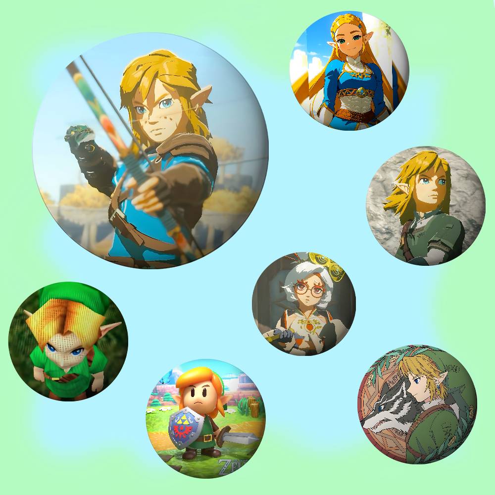 เข็มกลัดโลหะรูปตัวละครจากเกม T - Gaming Console Zelda บทวิจารณ์และราคา