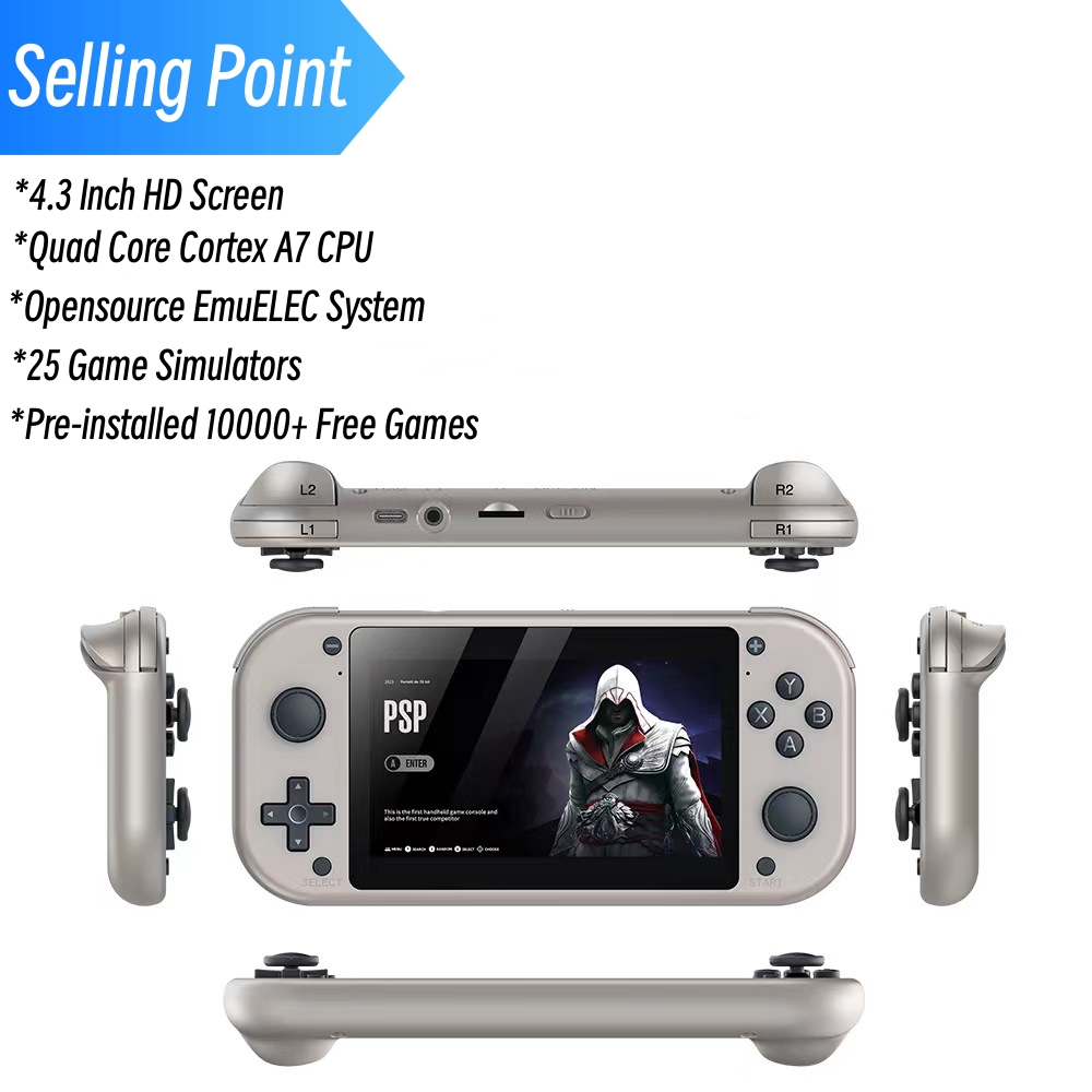 คอนโซลเกมพกพา M17ขนาด4.3นิ้วระ - Gaming Console G90 บทวิจารณ์และราคา