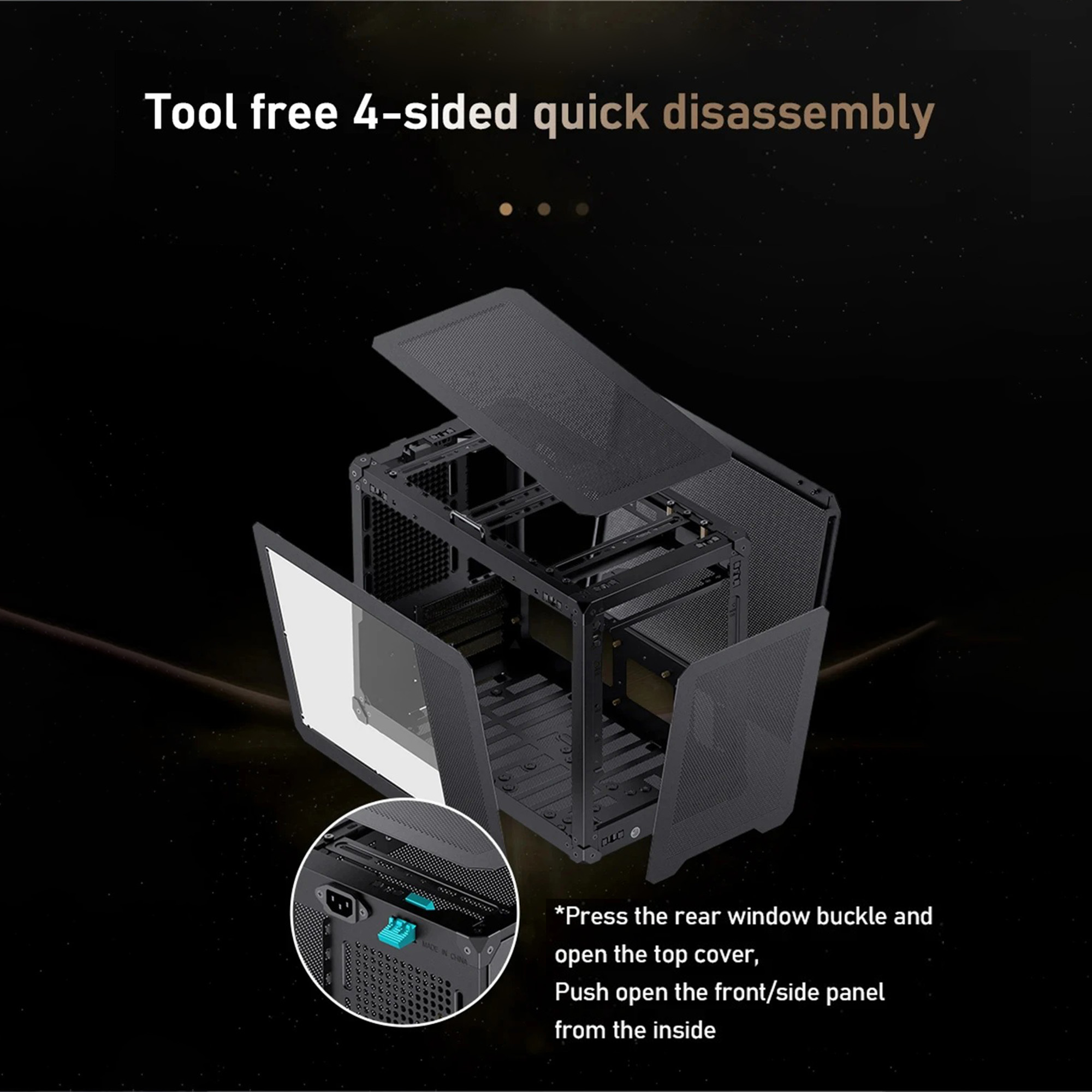 เคส JONSBO C6 MAX Mesh Handle  - Console Gaming Pc Case บทวิจารณ์และราคา